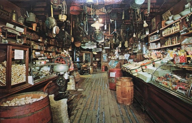 Eurichs General Store - Vintage Postcard